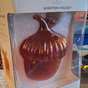 ACORN GLASS BUD VASE